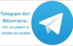 Telegram бот ВКонтакте: що він вміє і навіщо він потрібен