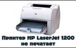 Що робити, якщо не друкує принтер HP LaserJet 1200