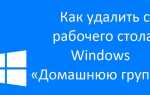 З’явився ярлик «Домашня група» на робочому столі Windows, як видалити