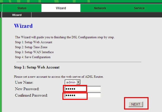 Зміна пароля доступу до налаштувань