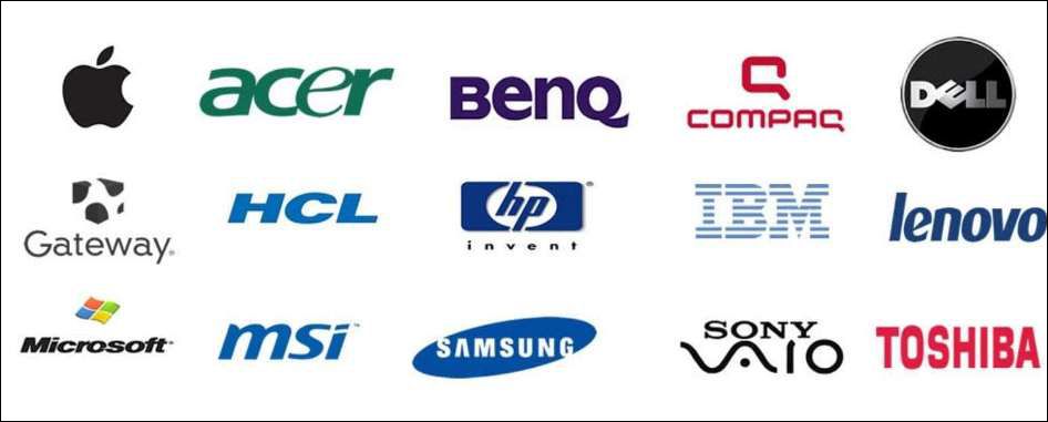 Популярні виробники ноутбуків