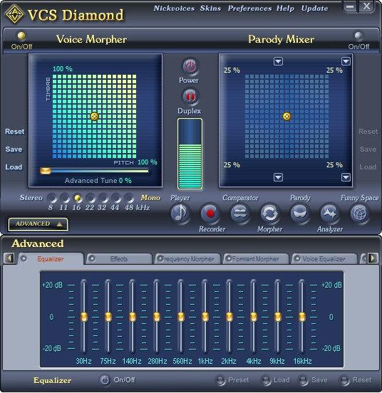 Програма AV Voice Changer Diamond