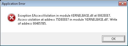 Помилка KernelBase.dll
