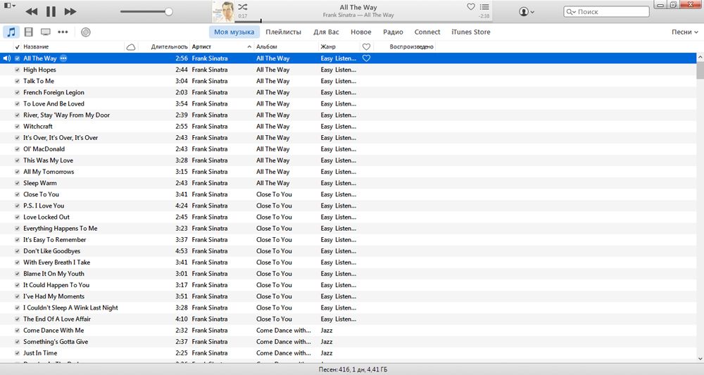 Медіатека музики iTunes