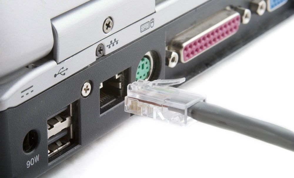Підключення мережевого кабелю