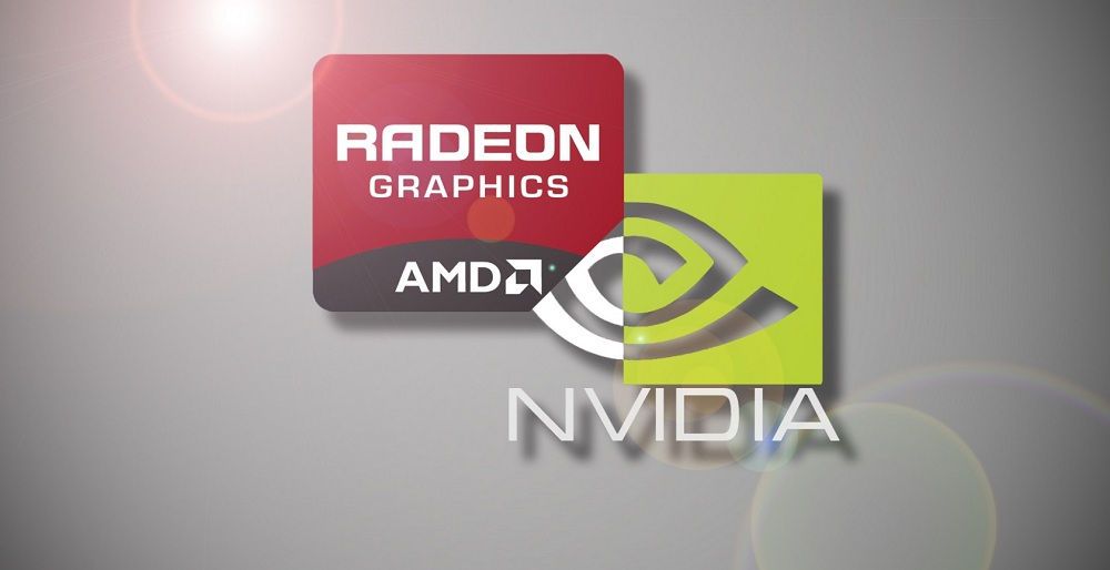 Логотип Nvidia і Radeon