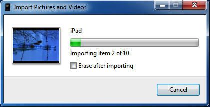 Імпорт файлів з iPad на ПК