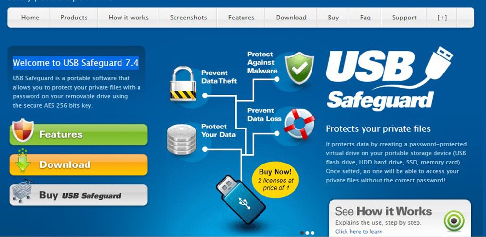 Ставимо пароль за допомогою USB Safeguard