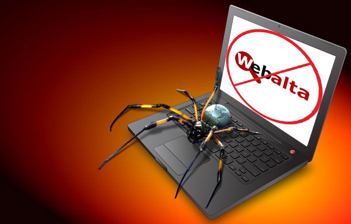Webalta ноутбук вірус