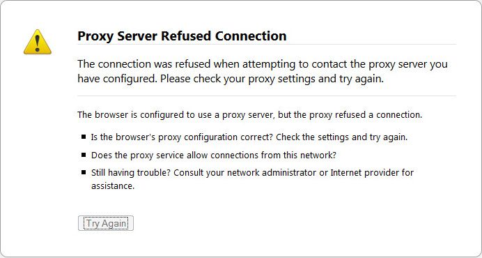 Блокування з' /></p><p>У разі появи цього повідомлення, зверніться в техпідтримку</p></p><p>Якщо проксі сервер не відповідає все-таки на домашньому ПК, а користувач абсолютно точно знає, що вихід в Інтернет здійснюється через сервер (таке трапляється при підключенні до невеликої локальної мережі), тоді слід перевірити адресу і порт проксі-сервера. При необхідності ввести вручну правильні дані. На жаль, при виявленні правильного адреси і порту єдиним варіантом залишається перевірити ПК на наявність вірусів, в іншому випадку доведеться звернутися за адресною допомогою до служби технічної підтримки або до адміну мережі.</p><h2>Не вдається підключити через шкідливого ПО або помилок реєстру</h2><p>Проксі-сервер також відмовляється приймати з’єднання, коли ПК заражений шкідливим ПЗ. До речі, якщо після внесення змін до параметри підключення до Інтернету вищеописаним способом вдається відновити працездатність браузерів, але після перезавантаження системи проблема знову виникає, то це свідчить про те, що ПК все-таки підчепив небезпечні віруси. Отже, користувач просто зобов’язаний направити всі зусилля на боротьбу з ними.</p><h3>видалення вірусів</h3><p>Видалити віруси, які негативно позначаються на настройках підключення до мережі, можна тільки за допомогою антивірусних програм.</p><p>Найпростішою є AVZ, хоча при бажанні можна скористатися також і іншими антивірусними програмами. Головною вимогою є те, щоб їх бази були оновлені до актуальної версії.</p><p>При використанні AVZ необхідно клікнути по пункту в меню &laquo;Файл&raquo;, після чого вибрати &laquo;Відновлення налаштувань системи&raquo;, у вікні, слід встановити галочки біля кожного параметра, крім двох:</p><ul><li>&laquo;Очищення файлів Hosts&raquo;.</li><li>&laquo;Повний пересозданіе налаштувань SPI (небезпечно).</li></ul><p>Далі, натиснувши на кнопку &laquo;Виконати зазначені операції&raquo;, антивирусник активізує свої дії, внесе всі важливі зміни.</p><p>Залишається тільки відкрити знову браузер і перевірити, чи вирішено проблему.</p><h3>чистка реєстру</h3><p>Помилка підключення до Інтернету, що супроводжується повідомленням про неправильну роботу проксі-сервера, може виникати з різних причин, але одним з додаткових способів, що дозволяють успішно її усунути, є чистка реєстру.</p><p>Спочатку слід зайти в реєстр, а для цього потрібно у вікні ОС ввести або попередньо скопіювати, а потім вставити наступний запис: HKEY_LOCAL_MACHINE \ SOFTWARE \ Microsoft \ WindowsNT \ CurrentVersion \ Windows \</p><p>Після цього на екрані з’являється діалогове вікно, ліворуч якого знаходиться список папок, а праворуч — список вкладених файлів. Важливо перевірити папку або файл з назвою &laquo;Appinit_DLLs&raquo;, для Windows 10 — &laquo;AutoAdminLogan&raquo;. Ці папки повинні бути порожніми. Якщо ж там щось знаходиться, то весь вміст без жалю віддаляється.</p><p><noscript><img decoding=