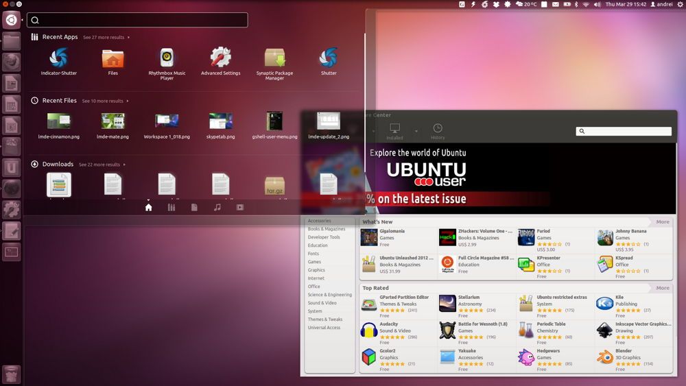 Скріншот Ubuntu