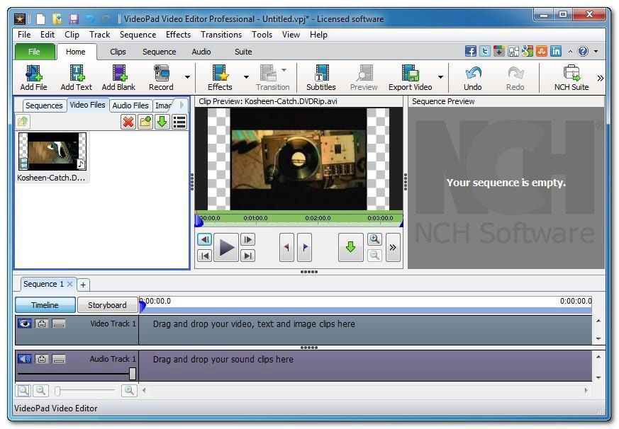 Додаток VideoPad Video Editor