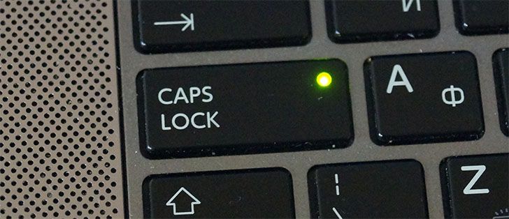Клавіша Caps Lock