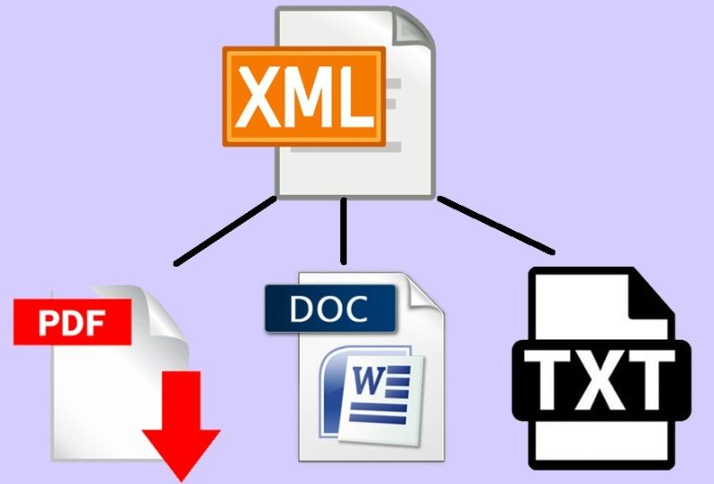 Конвертація XML в PDF, TXT або DOC
