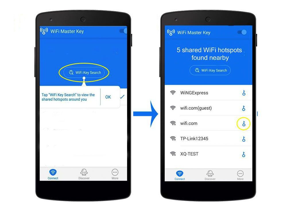 Пошук активних Wi-Fi мереж