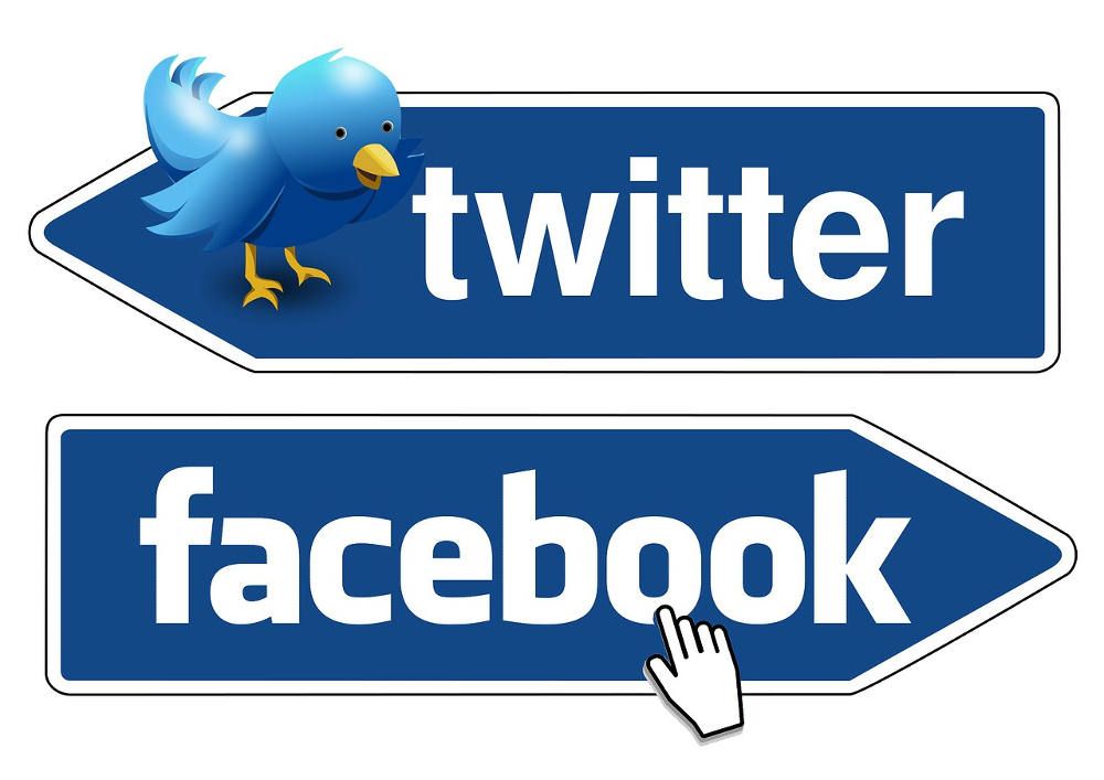 Ілюстрація на тему Порівняння двох соціальних мереж Твіттер і Фейсбук: що краще