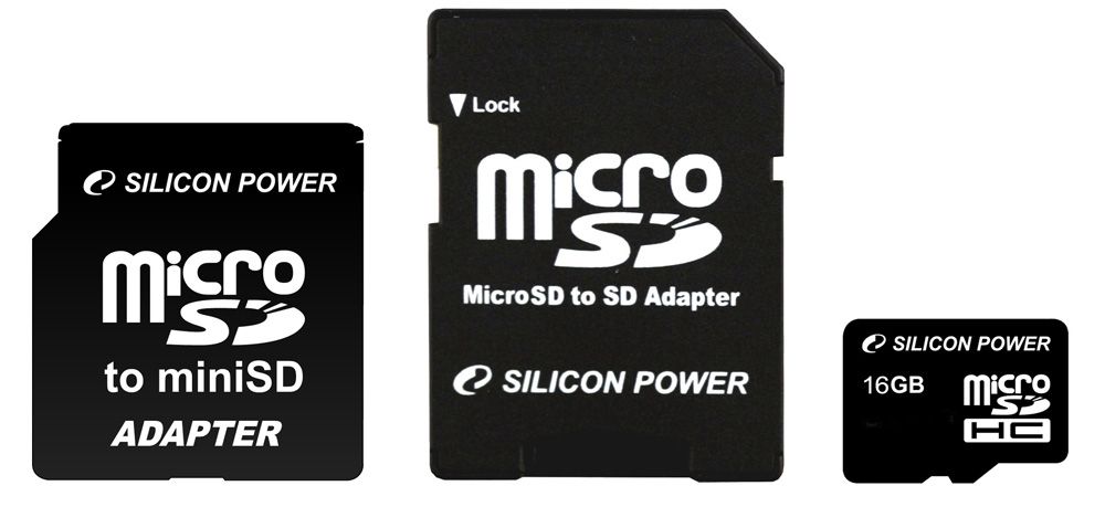 SDHC, miniSD і microSD