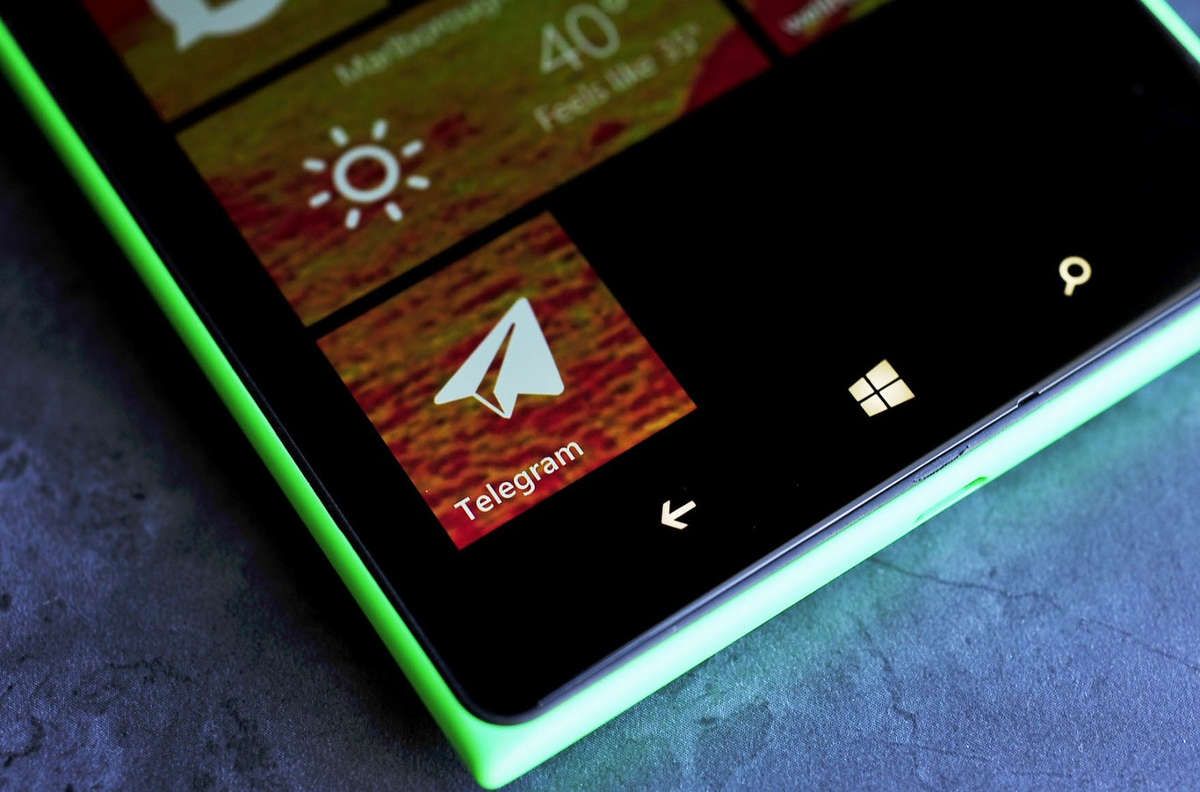 Іконка Telegram на Windows Phone