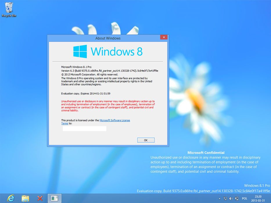 Інтерфейс Windows 8.1