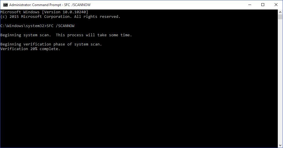 Перевірка системних файлів Windows