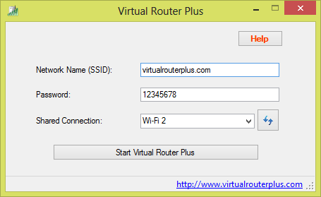 Налаштування програми Virtual Router Plus