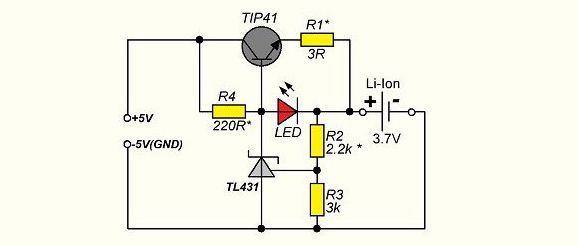 Схема зарядного устройствa для літієвих акумуляторів своїми руками
