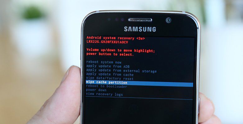 Wipe cache partition Android
