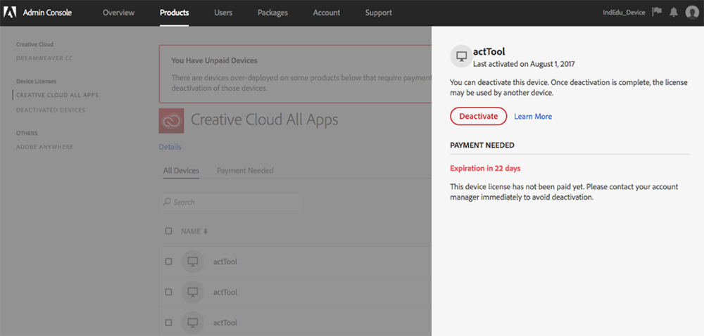 Скасування підписки Adobe Creative Cloud