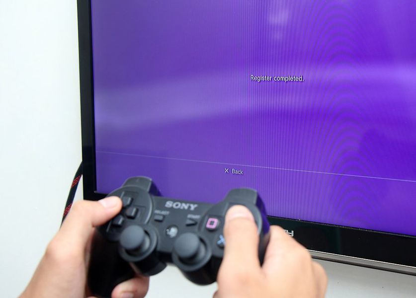 Завершення реєстрації пристрою в PlayStation 3