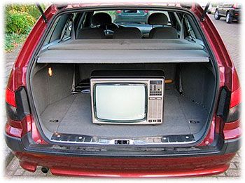 Телевізор для авто - прикол