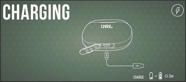 Зарядка боксу навушників JBL