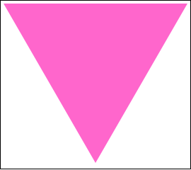 Рожевий трикутник ЛГБТ