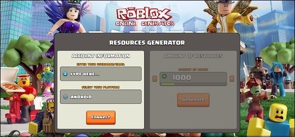 Roblox Online Generator