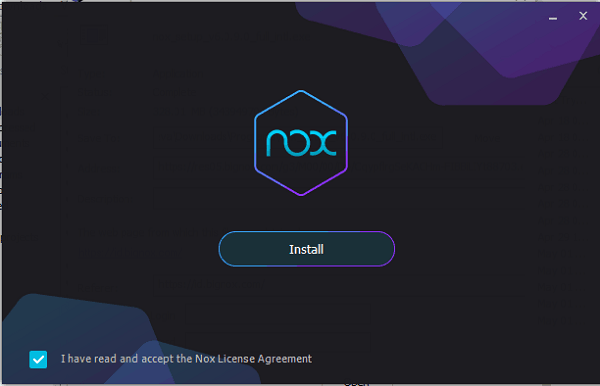 Nox App Player Install