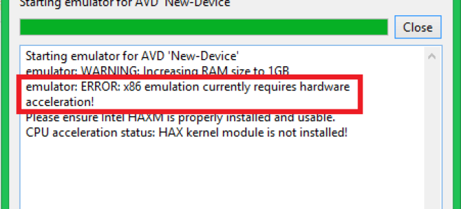 ERROR x86 emulation currently requires hardware acceleration — як виправити