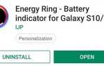 Змініть вимикач Galaxy S10 на індикатор акумулятора