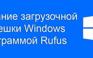 Як створити завантажувальну флешку Windows програмою Rufus