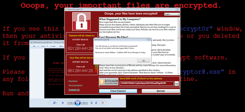 Ooops, your files have been encrypted!