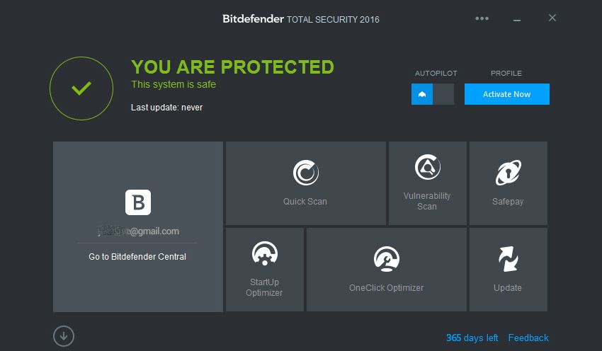 Налаштування Bitdefender Total Security