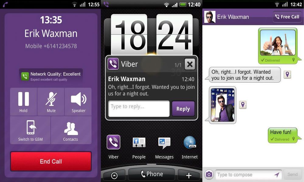 інтерфейс Viber