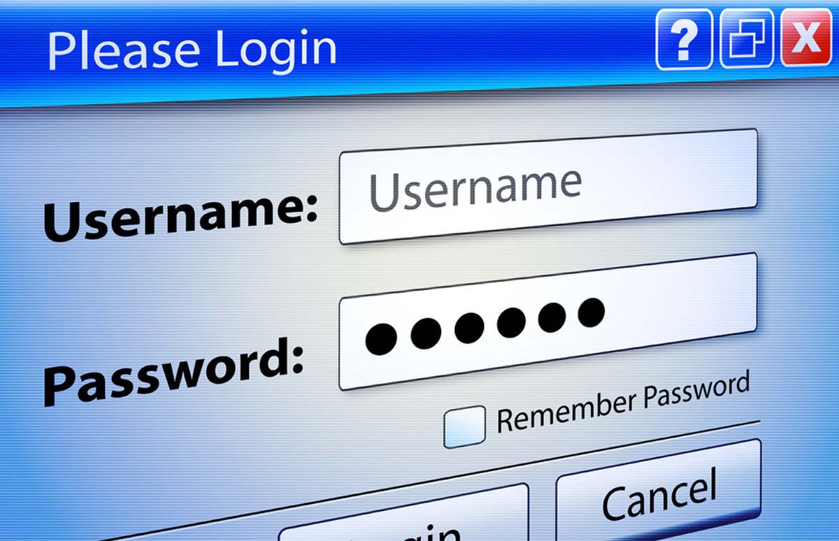 Введення логіна і пароля